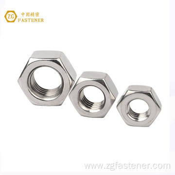 stainless steel DIN 934 furniture Hexagon bolt Nuts hex Nuts for steel building